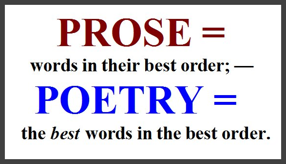 Know the Difference between Poetry and Prose