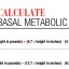 How to Calculate your Basal Metabolic Rate