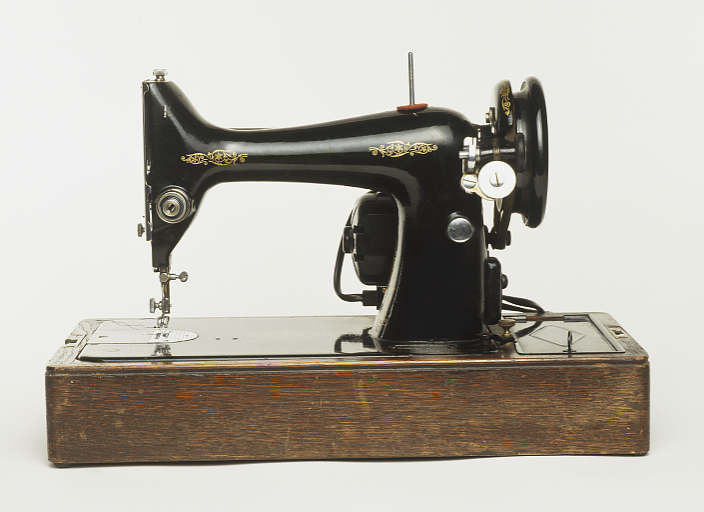 An old fashioned sewing machine