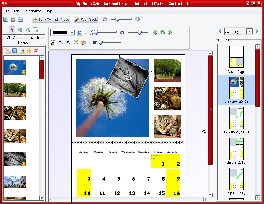 How to Create a Photo Calendar Using Mpix