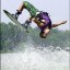 frontside back roll on a wakeboard