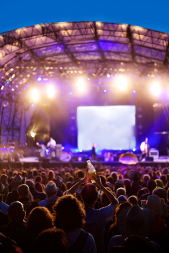 Enjoying an Outdoor Concert in the Lake Tahoe Region