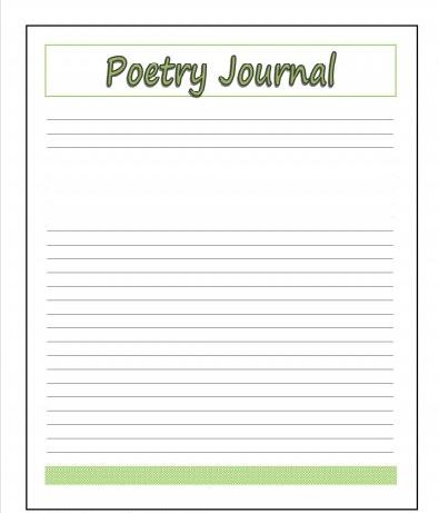 Tips to Keep a Poetry Journal