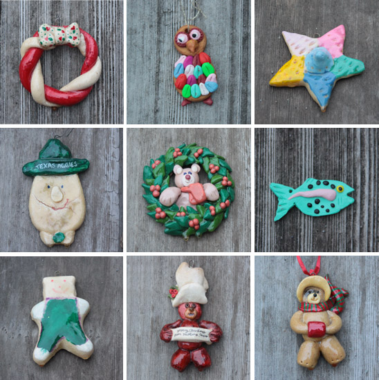 Bread Dough Christmas Ornaments