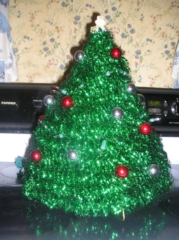 Coat Hanger Christmas Tree