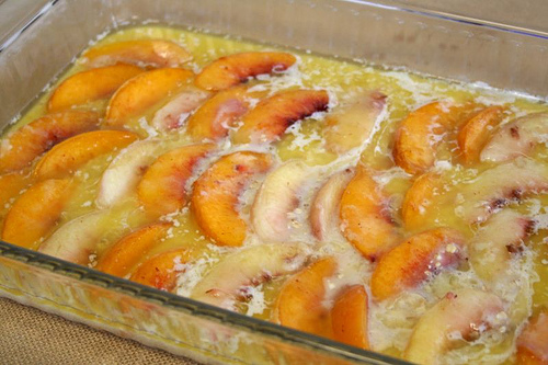 Make a Peach Cobbler with Canned Peaches