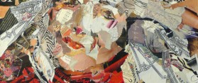 Torn Paper Collage Portrait