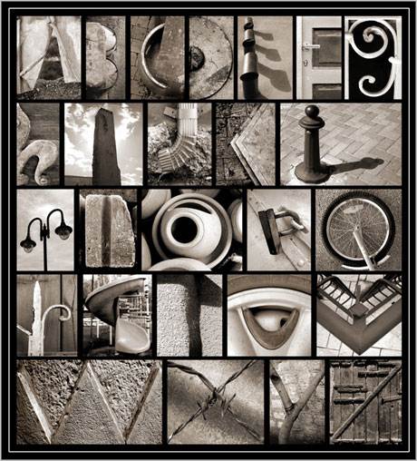 Make an Alphabet Photo Montage Piece of Fine Art