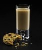 Orange-kissed oatmeal cookie shot