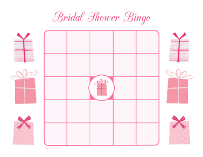 Bridal Bingo game