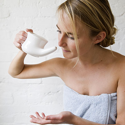 Relieve Nasal Congestion using a Neti Pot