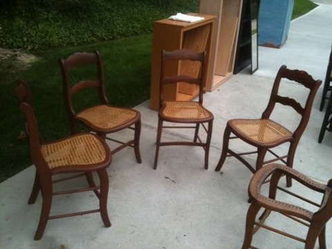 Cane Bottom Chairs