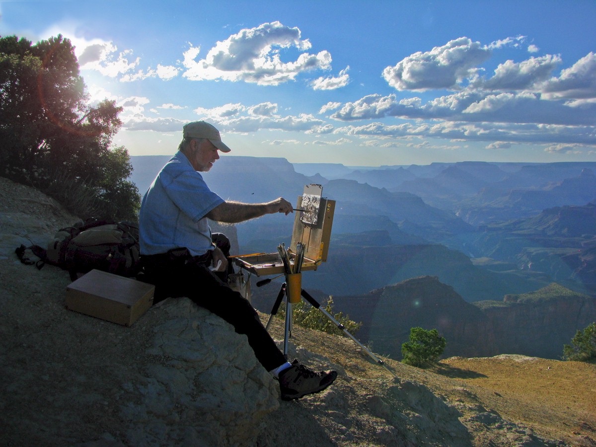 Painter working