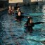 Tai chi neck floats in pool