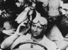 Fangio in his car