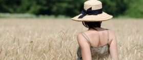 Woman in field