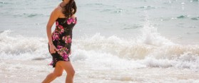 Woman on beach
