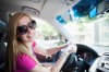 Girl on long drive