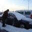 Car Stuck in Snow
