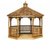 wooden gazebo