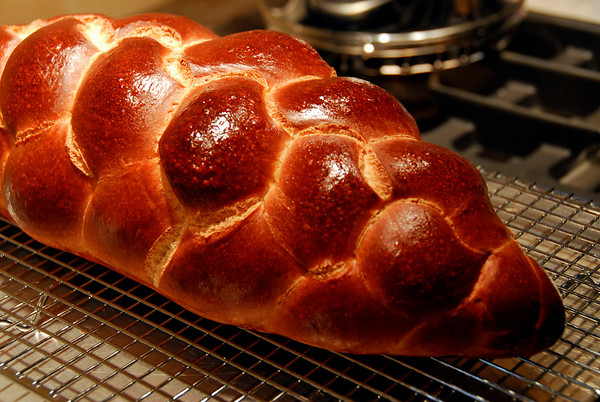 3 Strand Challah Bread Loaf