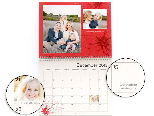 Create a Photo Calendar Using Shutterfly