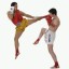 Front kick training
