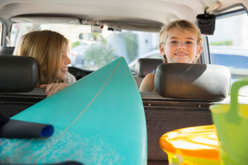 Children on a Road Trip