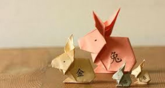 Origami Easter Bunny