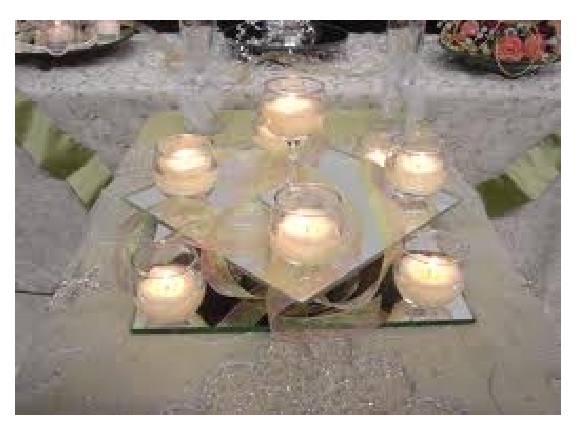 glass centerpieces