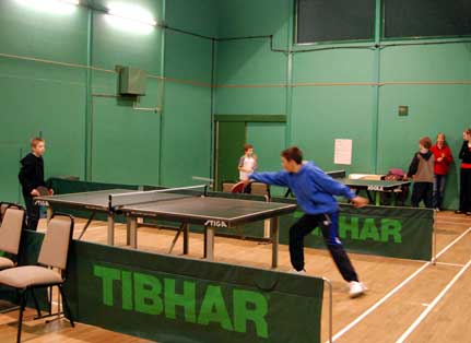 Playing Table Tennis