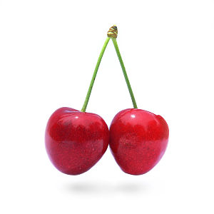 Couple of tied cherries