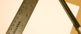 Paper, pencil and ruler