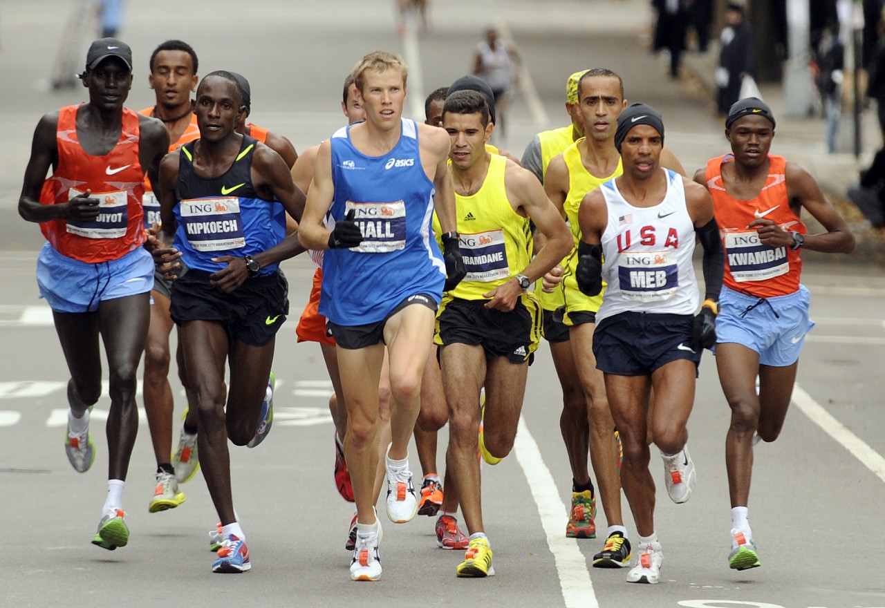 Runners at a Marathon
