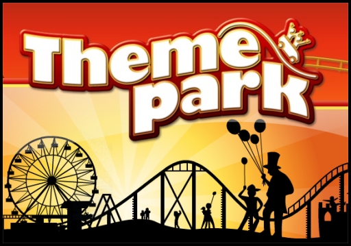 Theme Park Cartoon