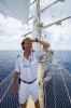 Cruise director aboard sailing cruiseship Star Flyer.