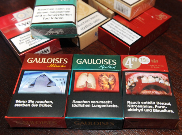 Cigarette packets