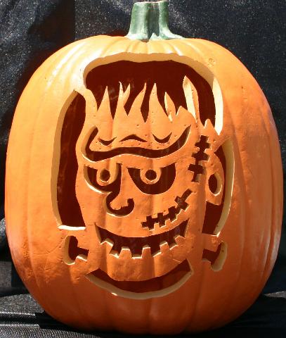 Carved Artificial Pumpkin