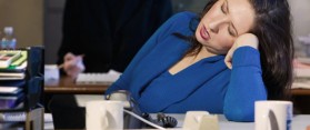 Sleeping at work