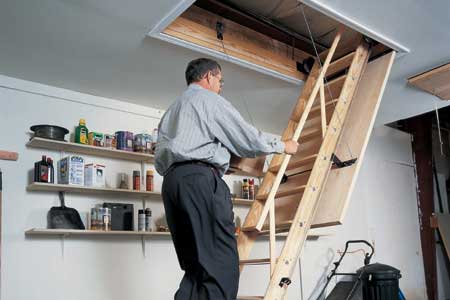 Attic Access Ladder