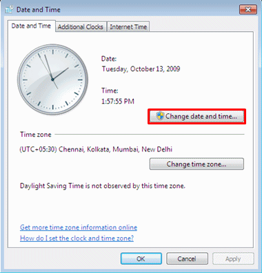 Changing the Time on a Computer