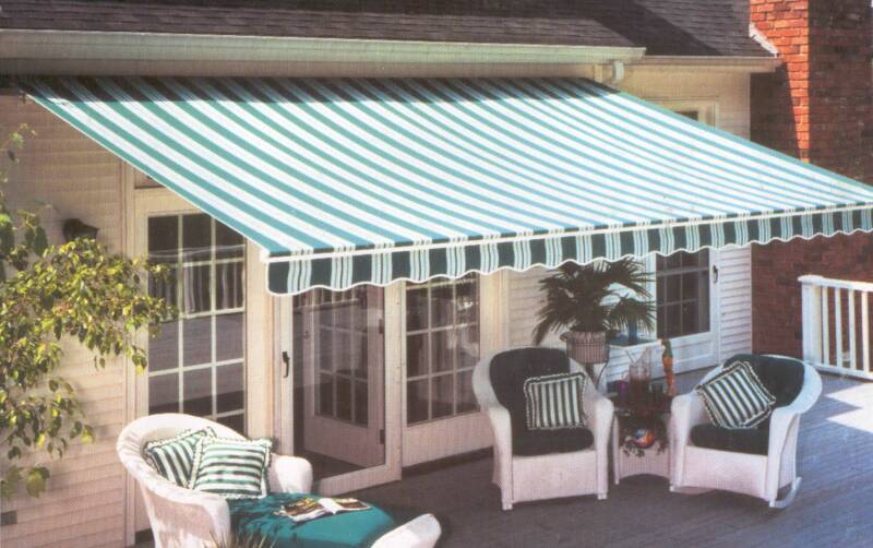 Awning on a House