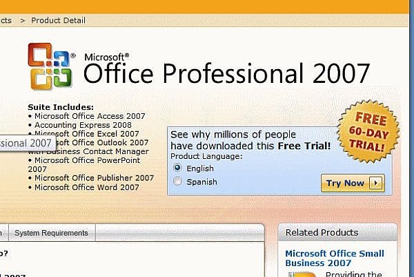 Microsoft Office 2007 Free