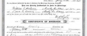 Marriage License