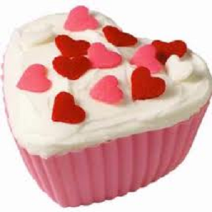Heart Shaped Cupcake
