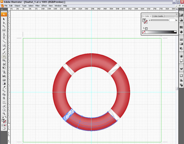 Lifesaver in Illustrator