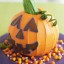 Pumpkin Shaped Cake