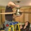 Removing a Ceiling Fan