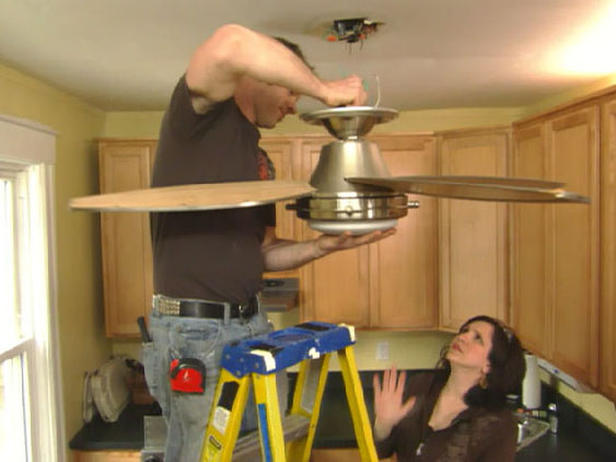 Removing a Ceiling Fan