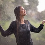 Girl in Rain